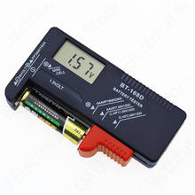 Testador de capacidade de bateria digital bt168d, verificador de capacidade de bateria lcd com 9v 1.5v, pilhas aa aaa c d 2024 - compre barato
