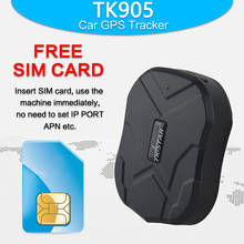 Rastreador GPS para coche Tkstar TK905, 90 días de espera, localizador GPS resistente al agua, seguimiento de vehículos, Monitor de voz con imán 2G, aplicación gratuita 2024 - compra barato