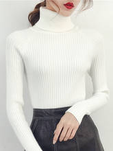 Suéter de manga larga para mujer, Jersey ajustado y grueso de punto, nuevo estilo de 2021, otoño e invierno, 2021 2024 - compra barato