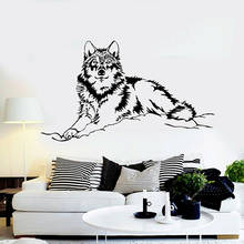 Wild animal Wall Decal Wolf Animal Tribal Art Wall Stickers Vinyl Home Indoor Room Decoration Accessories Removable Mural X592 2024 - buy cheap