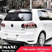 For Golf 6 Spoiler 2010-2013 Volkswagen Golf 6 ADGK Spoiler ABS plastic Material Car Rear Wing Color Rear Spoiler 2024 - buy cheap