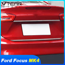 Vtear For Ford Focus MK4 st line Rear Door License Tailgate Bumper Frame Trim Lamp Trunk Hood Accessories Exterior Mouldings 2024 - buy cheap