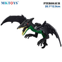 MKTOYS-Dinosaurios de Juguete de Pterosauria Indominus Rex, Velociraptor, tiranosaurio jurásico, parque de Dinosaurios, bloques de construcción 2024 - compra barato