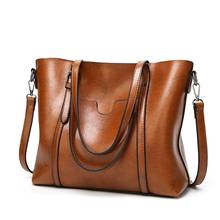 Vintage PU Leather Tote Bag For Women Handbags Female Designer Large Capacity Shoulder Bags Fashion Office Ladies Crossbody Bag 2024 - buy cheap