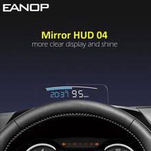 Проектор на лобовое стекло EANOP HUD, Автомобильный дисплей на лобовое стекло, OBD2, сигнализация безопасности, температура воды, превышение скорости, обороты, напряжение 2024 - купить недорого