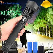 Most Powerful  XLamp xhp70.2 most powerful led flashlight usb Zoom torch xhp70 xhp50 18650 or 26650 Rechargeable battery  light 2024 - buy cheap