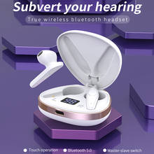 Fones de ouvido sem fio tws., headset intra-auricular estéreo com bluetooth 5.0, microfone, redução de ruídos e música. 2024 - compre barato