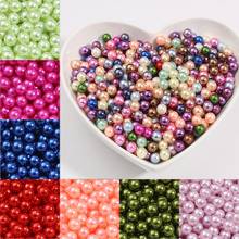 3mm  1000pcs Rainbow Color Bead ABS Imitation Pearl Beads Round Plastic Acrylic Beads For Jewelry Making Findings DIY 2024 - buy cheap