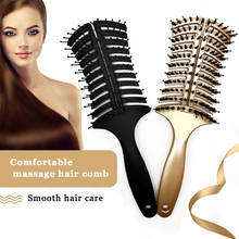 Masajeador de plástico para cuero cabelludo, cepillo de Peine recto, herramientas de estilismo para peluquería 2024 - compra barato