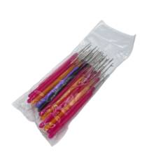 20 pcs Crochet Hook Threader plastic loop pulling needle  micro rings hair extension tools 2024 - buy cheap