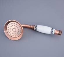 Antique Copper Bathroom Handheld Shower Head for Shower Faucet Telephone Style Hand Held Shower Head zhh123 2024 - buy cheap