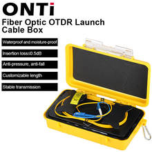 ONTi-eliminador de zona muerta SC/UPC-SC/APC OTDR, anillos de fibra, caja de Cable de lanzamiento OTDR de fibra óptica, 1km, SM 1310/1550nm 2024 - compra barato