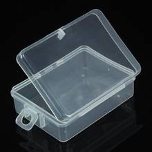 1 peça-caixa de armazenamento transparente em plástico transparente com tampa 2024 - compre barato