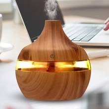 Wood Grain Essential Oil Aromatherapy Diffuser Home Office Air Humidifier Purify Soothing LED Night Light Mist Maker USB Charge 2024 - buy cheap