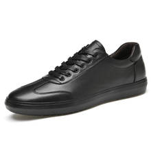 Туфли-оксфорды мужские кожаные, плоская подошва, на шнуровке, простые Стильные, повседневная обувь, белые, размеры 37-45, весна 2024 - купить недорого