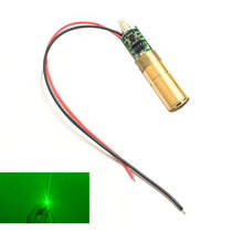 Зеленый лазерный диодный модуль 532nm 50 мВт 12 мм 3 в с переключателем передатчика 2024 - купить недорого