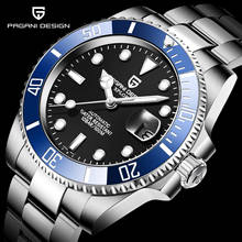 PAGANI Design 2020 Men Watch Luxury Automatic Mechanical Wrist Watch Men Stainless Steel 100m Waterproof Watch Relogio Masculino 2024 - buy cheap