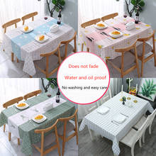 Plastic Tablecloth Print Color Pink Wedding Birthday Party Table Cover Rectangle Desk Cloth Wipe Covers Waterproof Table Cloth 2024 - buy cheap