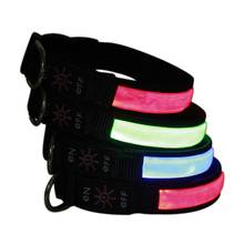 panDaDa Luminous Dog Collar Led USB Collar Anti-lost Personalized Rechargeable Dog Accessories For Large Small Pet Supplies 2024 - buy cheap