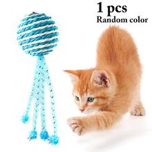 Kapmore 1pc Cat Wand Refill Toy Fake Feather Kitten Ball Toy Cat Teething Toy Pet Supplies Cat Favors Random Color 2024 - buy cheap