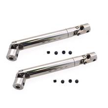 2Pcs Metal Universal Drive CVD Shaft 90-115mm 110-150mm  for 1/10 Scale Models RC Car AXIAL Crawler TF2 2024 - buy cheap