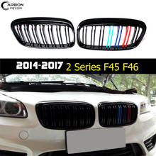 F45 Kidney Grille Mesh For BMW 2 Series F45 F46 Gran Tourer 2014-2017(Only) 216i 218i 220i 225i Pre-LCI ABS Front Racing Grills 2024 - buy cheap