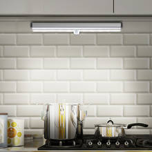 Lámpara Led con Sensor de movimiento para debajo del armario, iluminación nocturna para cocina, 10 LED 2024 - compra barato