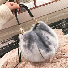 New Faux Fur Crossbody Bags Women Winter Tote Handbags Bolsa Feminina Shoulder Bag Ladies Trendy 2020 Wild Purses bolsos mujer 2024 - buy cheap