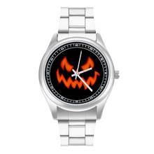 Halloween Pumpkin Quartz Watch Cheap Original Wrist Watch Stainless Ladies Fishing Photo Wristwatch 2024 - buy cheap