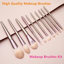 High Quality Makeup Brushes Foundation Powder Lip Eyebrow Brush Cosmetic Tool Beauty Brush Wooden Handle Make up Brushes Kit 2024 - buy cheap