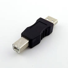 1 шт. USB 2,0 Тип A мужской в B Мужской принтер сканер порт конвертер адаптер разъем 2024 - купить недорого