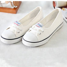 Women Vulcanized Female Casual Canvas Shallow Loafers Ladies Round Toe Sneakers Woman Slip On Flats Women's Footwear 2020 Spring 2024 - buy cheap