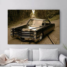 Old timer arte para carro, arte para carro, pintura em tela, arte de parede para sala, decoração de casa (sem moldura) 2024 - compre barato