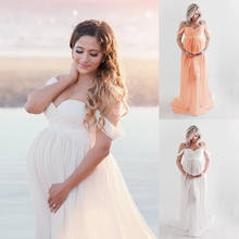 Платья для беременных платье для фотосессии реквизит для фотосъемки беременных Кружевное платье макси 2020 летнее платье для беременных 2024 - купить недорого