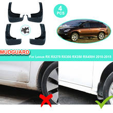 Car Mudguard For Lexus RX RX270 RX300 RX350 RX450H 2010 2011 2012 2013 2014 2015 Mudflap Fender Flaps Splash Flares Protector 2024 - buy cheap