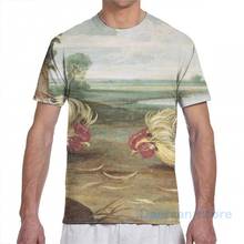 Frans Snyders - A Cock Fight men T-Shirt women all over print fashion girl t shirt boy tops tees Short Sleeve tshirts 2024 - купить недорого