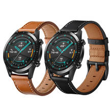 Strap for Huawei Watch GT2 Band 22mm Leather Replacement Bracelet for Samsung Galaxy Watch 46mm Active2 44mm 40mm 20mm Wristband 2024 - buy cheap