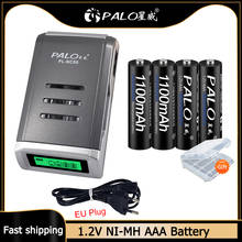 PALO-batería recargable NI-MH AAA de 1,2 V, cargador inteligente de Control remoto para juguetes, pilas AAA de 1,2 V 2024 - compra barato