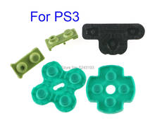 Juego de 100 piezas de goma conductora para mando de ps3, repuesto de almohadilla de botón conductora de silicona de goma suave para Playstation 3 2024 - compra barato