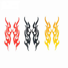 Cool Fire Flame Car styling Reflective vinyl decal sticker Rearview mirror Bumper scratch Sticker Auto Exterior Accessories 2024 - buy cheap