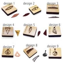 DIY leather craft special shape design girl ear ring die cutting knife mould hand punch tool template 2024 - buy cheap