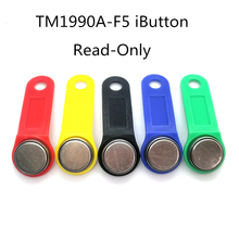 DS1990A-F5 iButton i-button, llave electrónica IB tag, tarjetas Fobs, mango negro, TM, 10 Uds. 2024 - compra barato