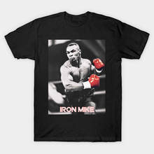 Camiseta de Iron Mike Tyson para hombre, camisa de manga corta con cuello redondo de algodón, campeón de boxeo, nueva talla, S-3XL 2024 - compra barato