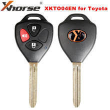 Xhorse XKTO04EN Wire Universal Remote Key for Toyota Style 3 Buttons for VVDI VVDI2 Key Tool 2024 - buy cheap