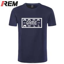 rem Printed Casual Fashion T-shirt 2019 game shirt Men's Short Sleeve T shirt T shirt Design Male Tees Tops game 2024 - buy cheap