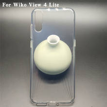 Capa de celular luxuosa em silicone macio, para wiko view 4 lite, capa traseira para wiko visor 4 lite 2024 - compre barato