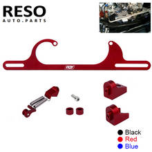 RESO-Cable de acelerador de aluminio, palanquilla roja, soporte de carburador Compatible con cable Ford, serie SBC 4150 4160 2024 - compra barato