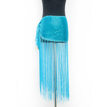 Indian dance skirt women belly dance belt belly dancing hip scarf wrap skirt sequins belly dance costume long Tassel Hip Belt 2024 - buy cheap