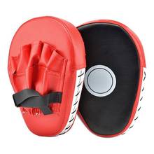 Luvas de boxe e chute com almofada, equipamento de treinamento para adultos e crianças, mma, pu, karate, muay thai, livre de luta, sanda, 1 par 2024 - compre barato