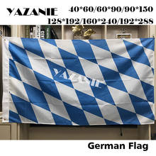 YAZANIE-bandera alemana de Baviera (lozengy), banderines y banderines impresos, decorativos, cualquier tamaño 2024 - compra barato